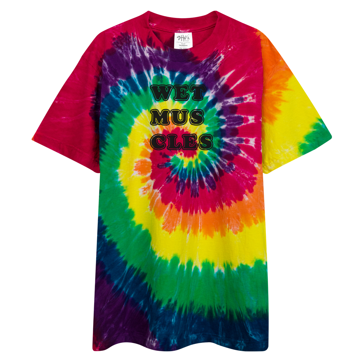 OVERSIZED TIE-DYE TEE - WET MUSCLES